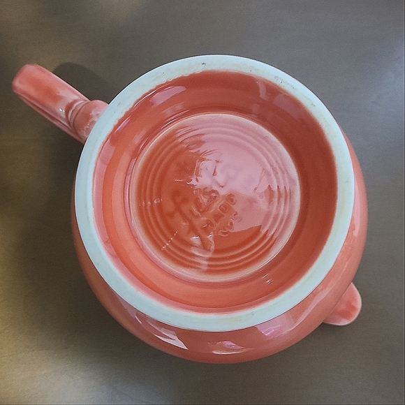 Fiesta Tablewear Co. Full Size 44oz Persimmon Covered Ceramic Teapot - Picture 9 of 16